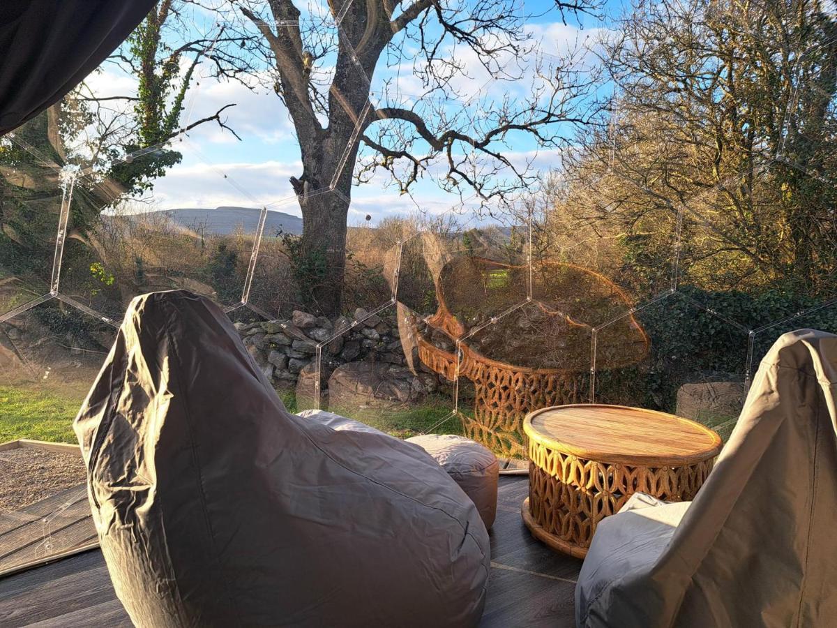Luxury Glamping Dome With Views Of The Burren Villa Boston Exteriör bild